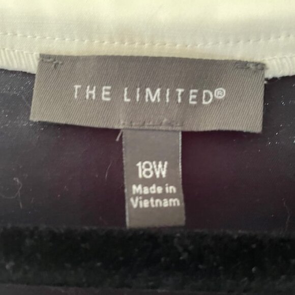 Limited Navy/White Sleeveless Front Zipper Dress Women’s 18W NWOT - Picture 6 of 13